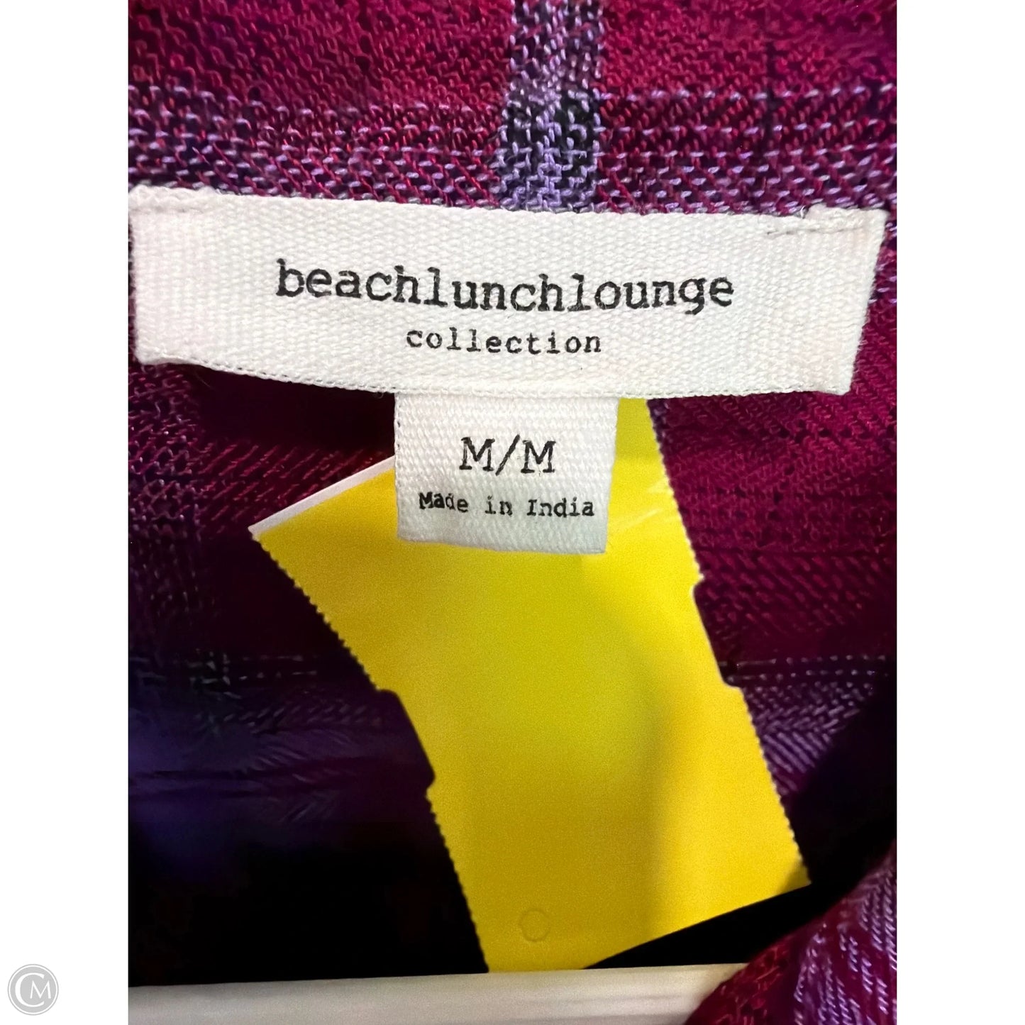 Top Long Sleeve By Beachlunchlounge In Purple, Size: M