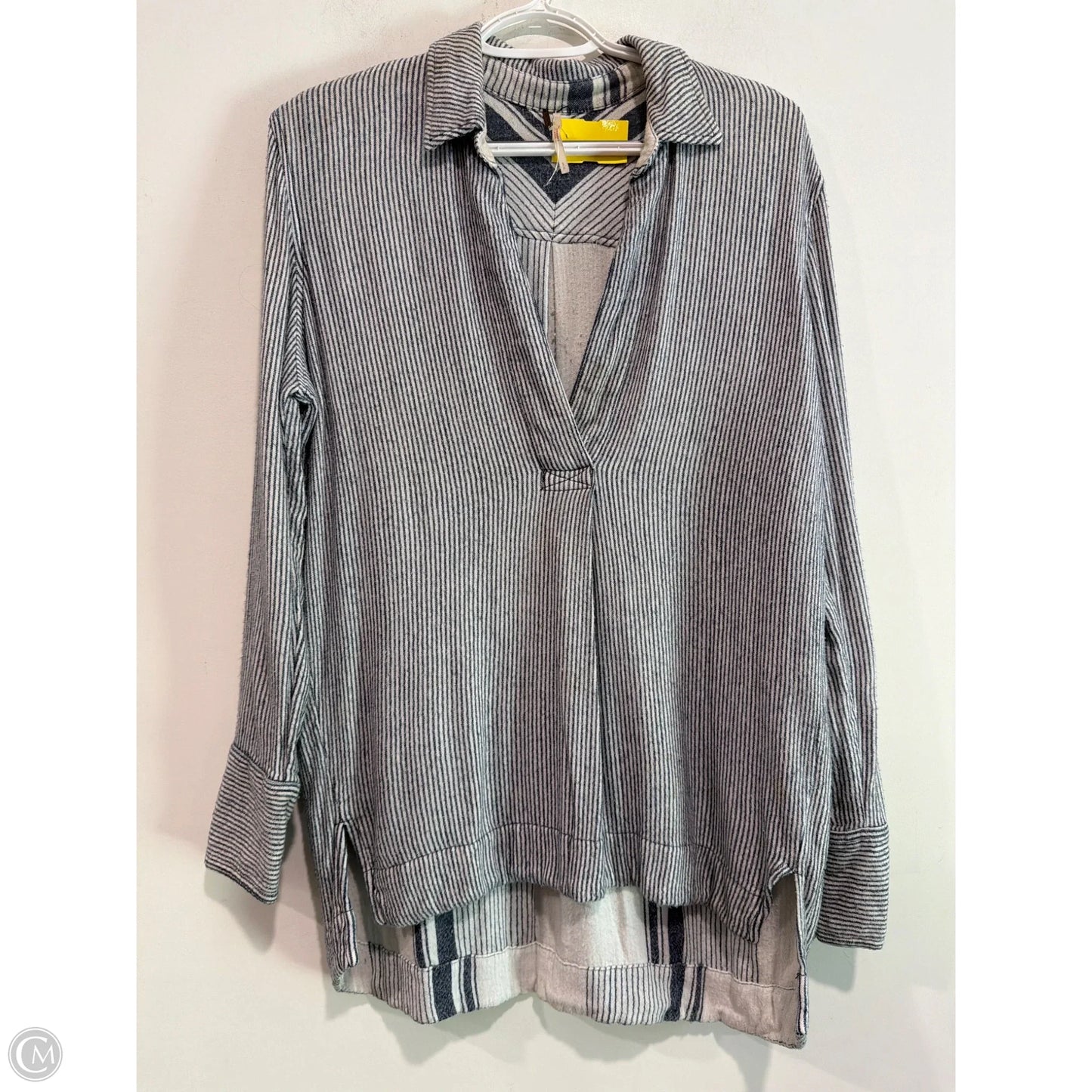 Top Long Sleeve By Free People In Blue, Size: S