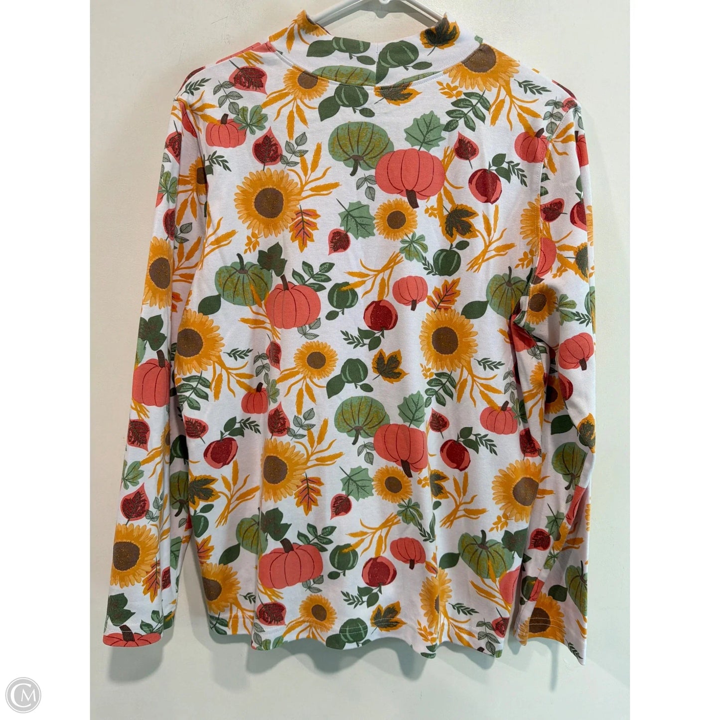 Top Long Sleeve By Blair In Yellow, Size: M