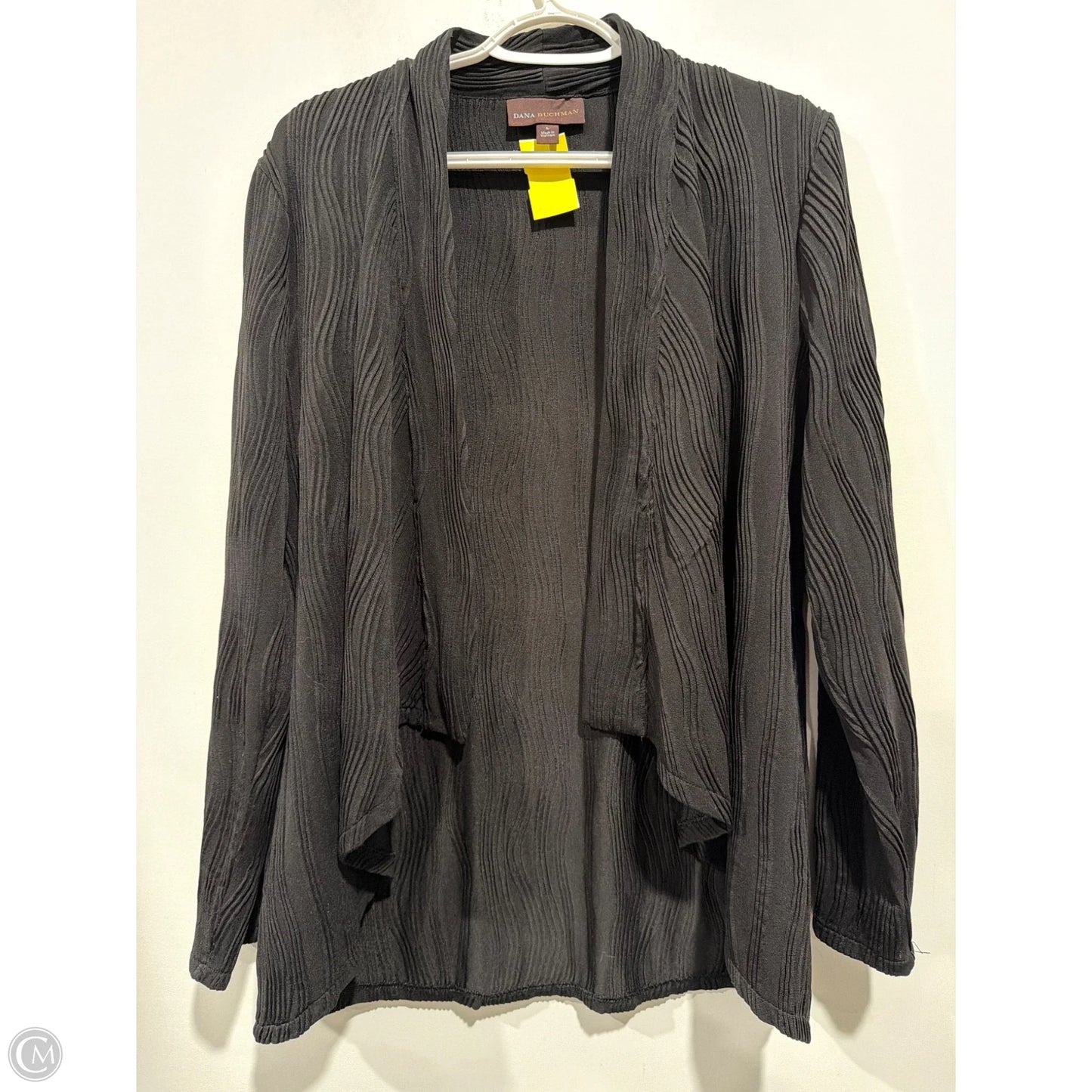 Cardigan By Dana Buchman In Black, Size: L