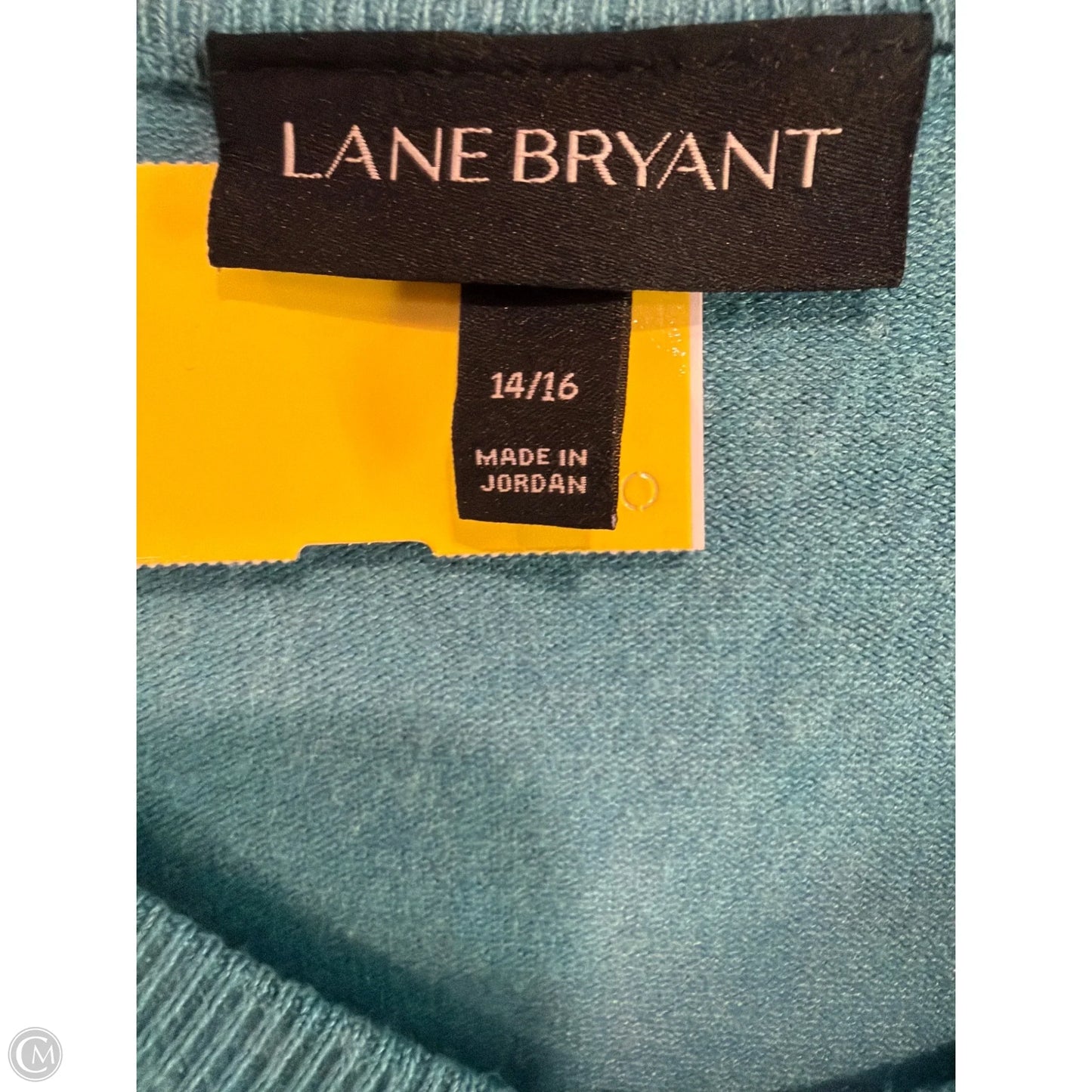 Cardigan By Lane Bryant In Teal, Size: Xl