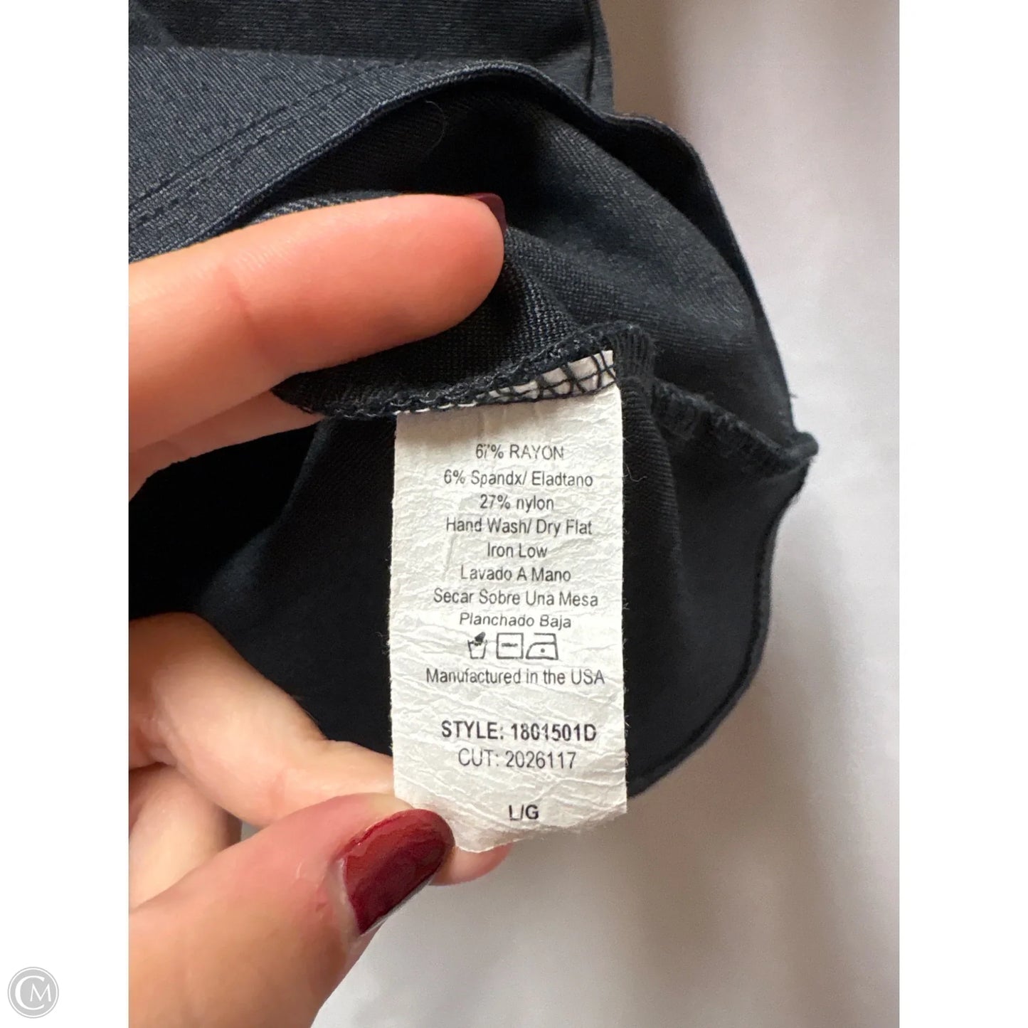 Dress Casual Midi By Chris And Carol In Grey, Size: L