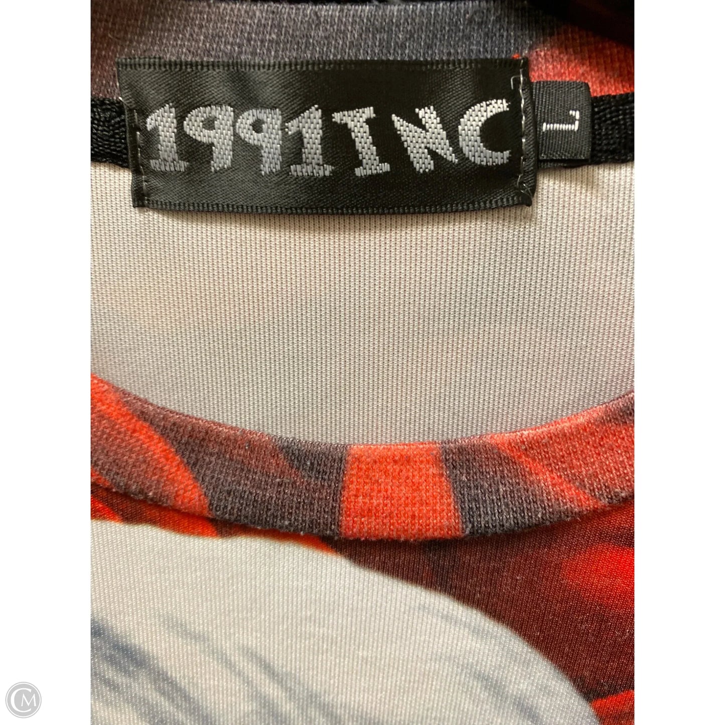 Top Long Sleeve By Clothes Mentor In Red, Size: L