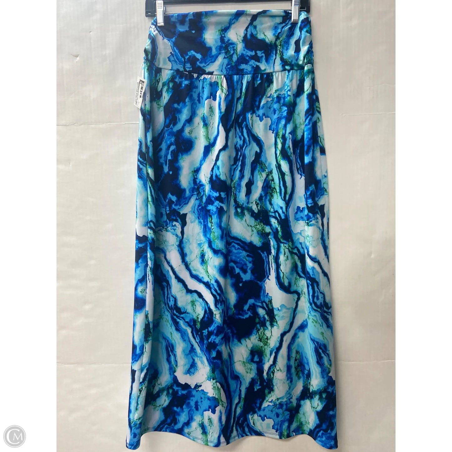 Skirt Maxi By Clothes Mentor In Blue, Size: Xl