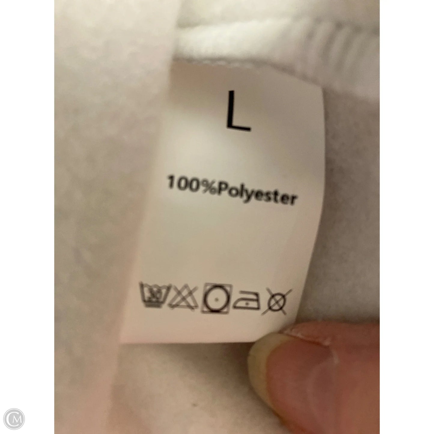 Top Long Sleeve By Clothes Mentor In Grey, Size: L