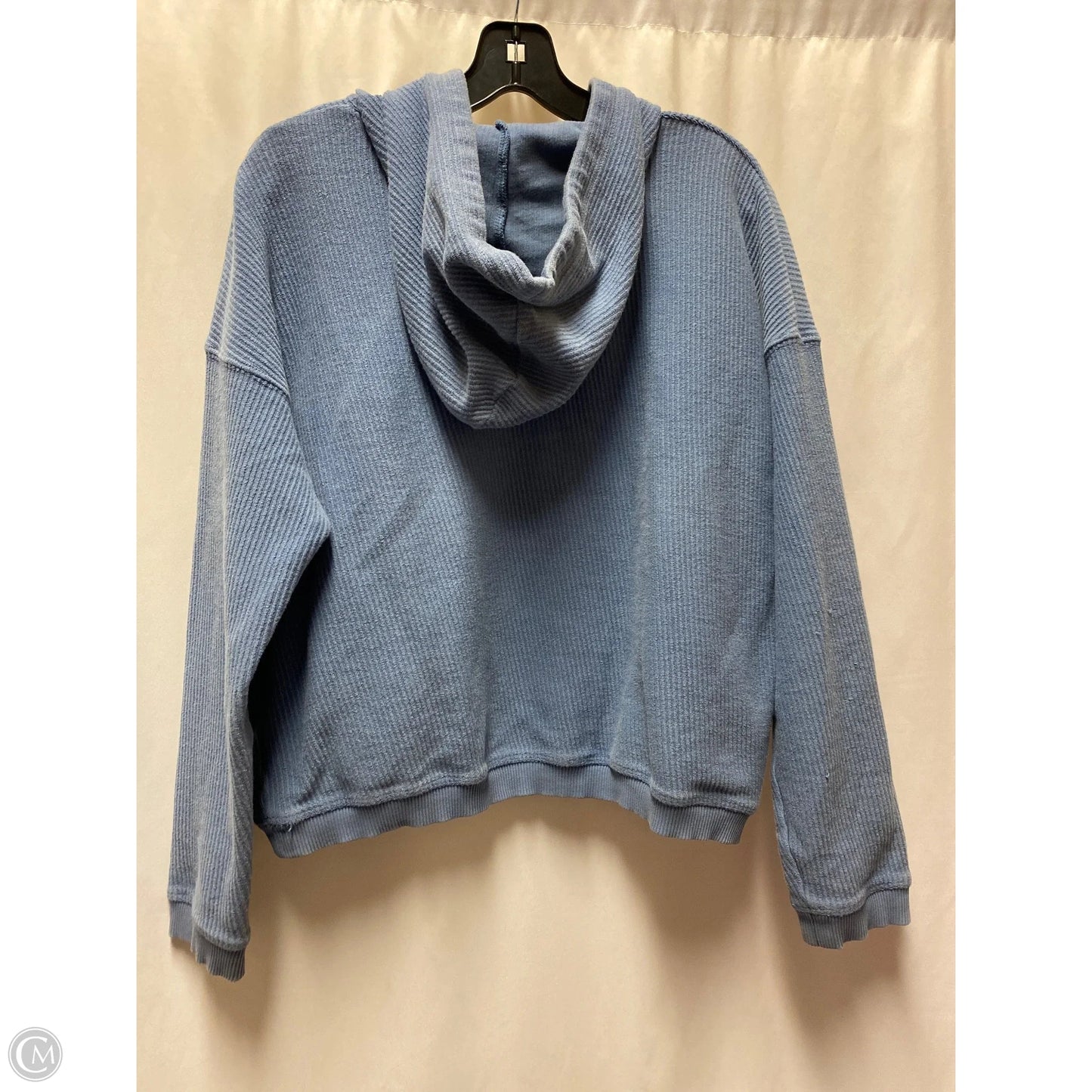 Sweatshirt Hoodie By Aerie In Blue, Size: M