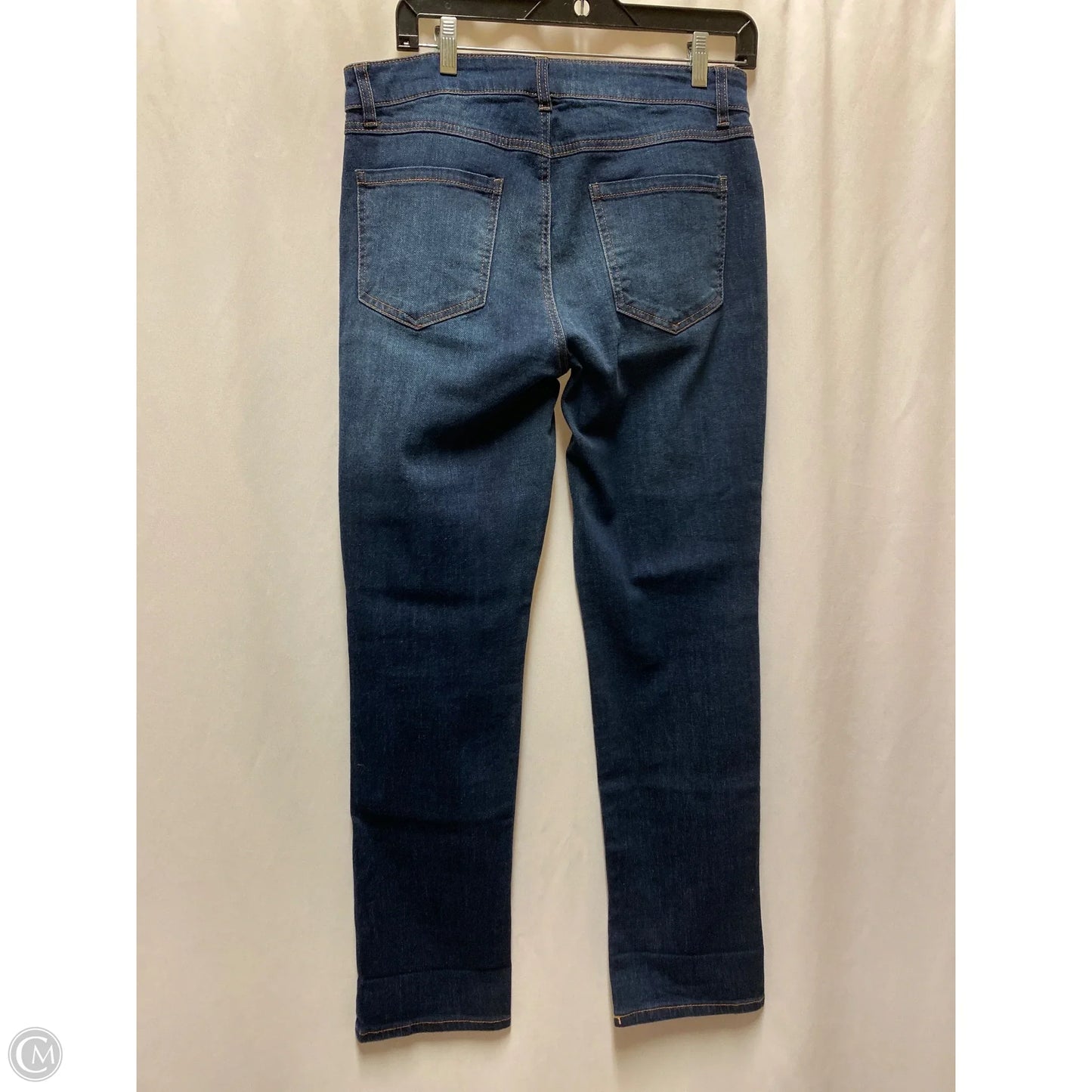 Jeans Straight By Clothes Mentor In Blue Denim, Size: 12