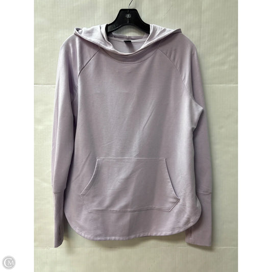 Sweatshirt Hoodie By Skechers In Purple, Size: M