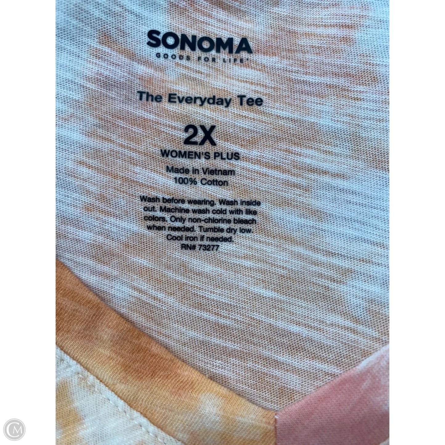 Top Long Sleeve By Sonoma In Pink, Size: 2x