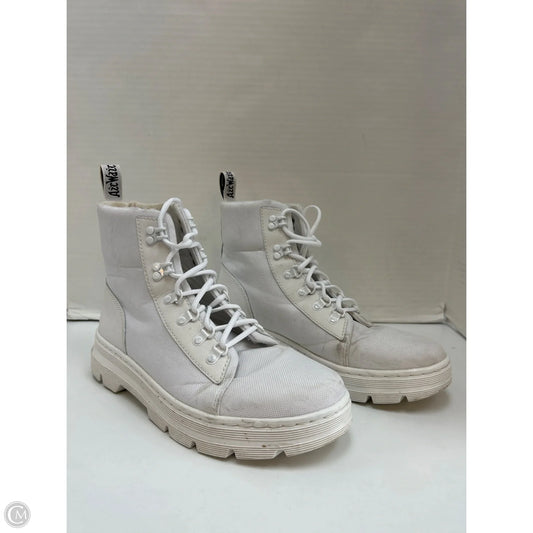 Boots Combat By Dr Martens In White, Size: 11