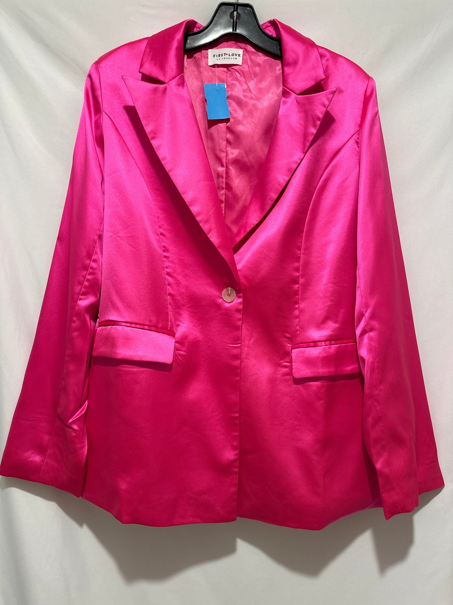 Blazer By First Love In Pink, Size: 1x