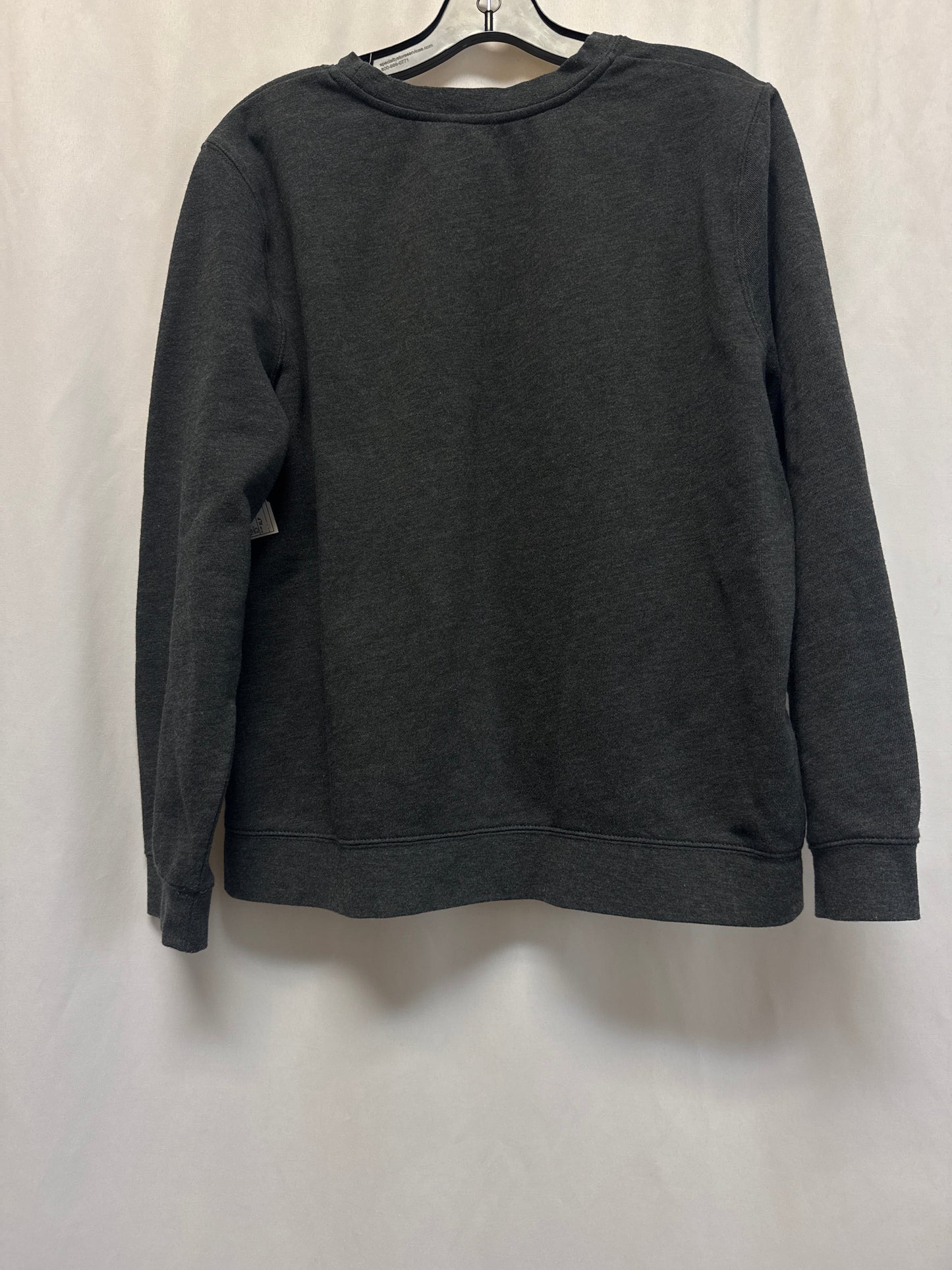 Top Long Sleeve By Made For Life In Grey, Size: Xlp