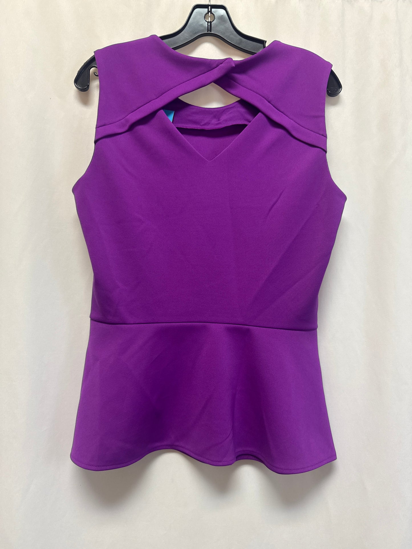 Top Sleeveless By Worthington In Purple, Size: L