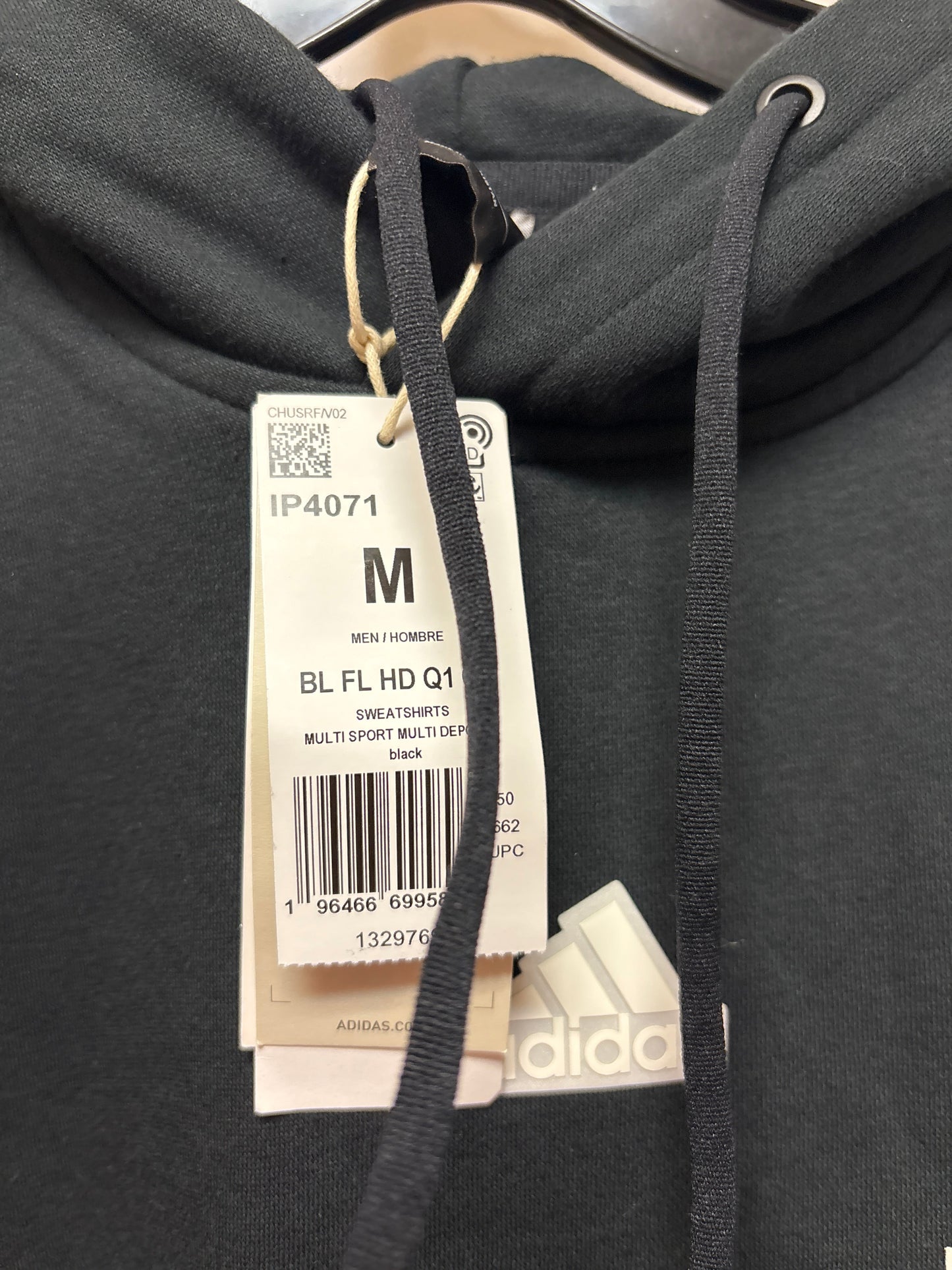 Sweatshirt Hoodie By Adidas In Black, Size: M