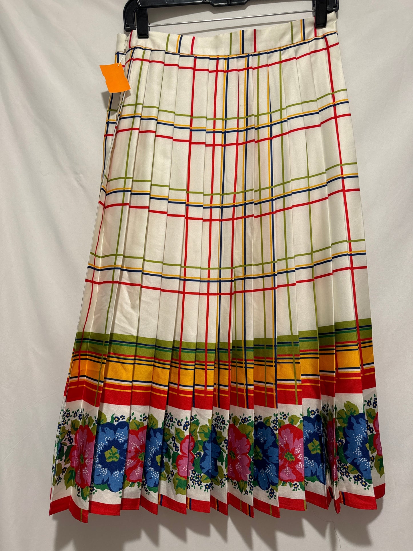 Skirt Midi By J. Crew In Green & Red, Size: 6