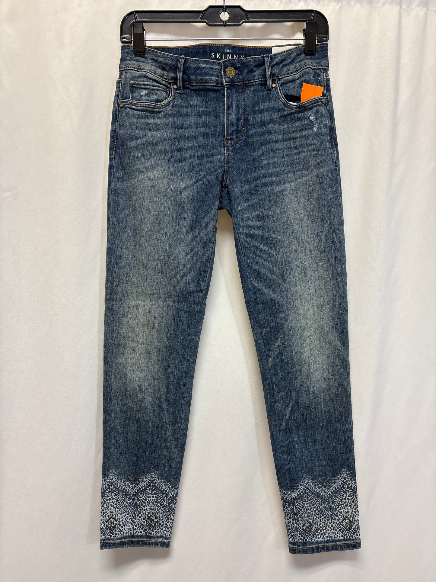 Jeans Skinny By White House Black Market In White Denim, Size: 0