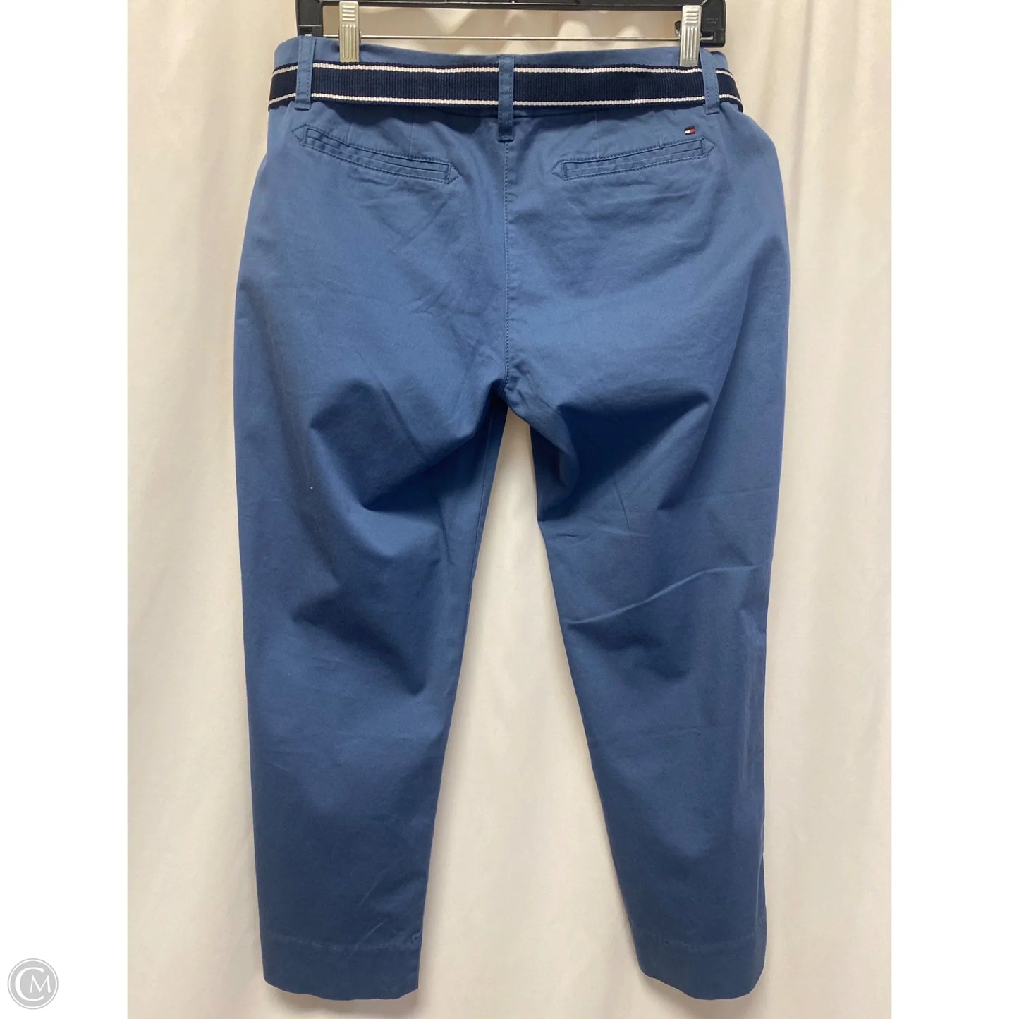 Pants Cropped By Tommy Hilfiger In Blue, Size: 6