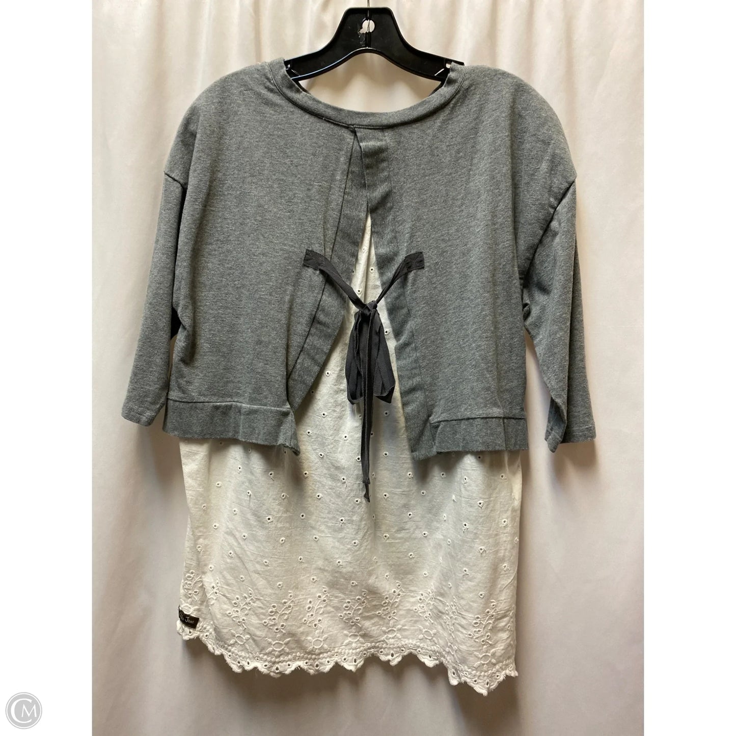 Top 3/4 Sleeve By Matilda Jane In Grey, Size: S