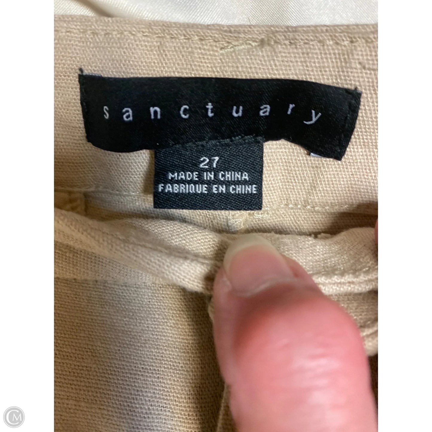 Pants Linen By Sanctuary In Beige, Size: 4