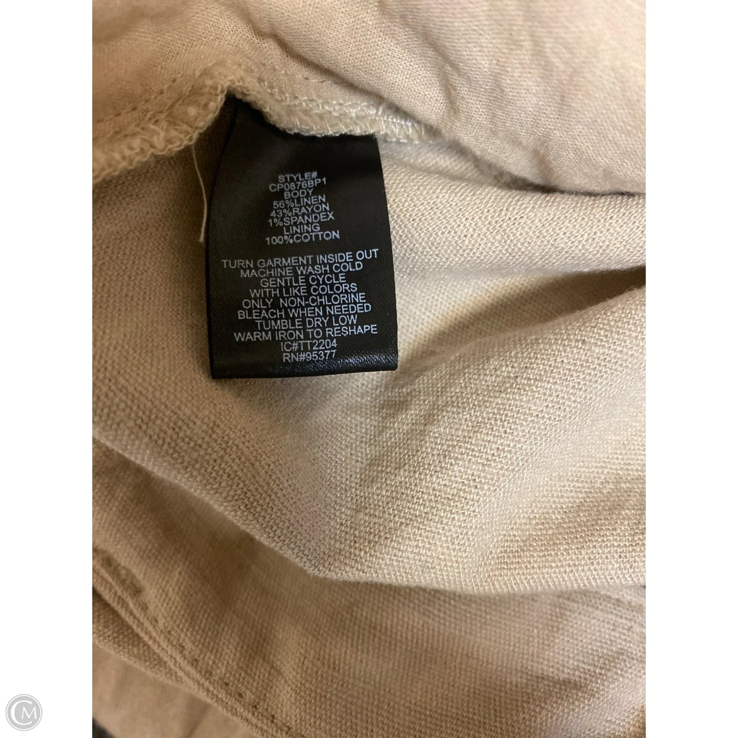 Pants Linen By Sanctuary In Beige, Size: 4