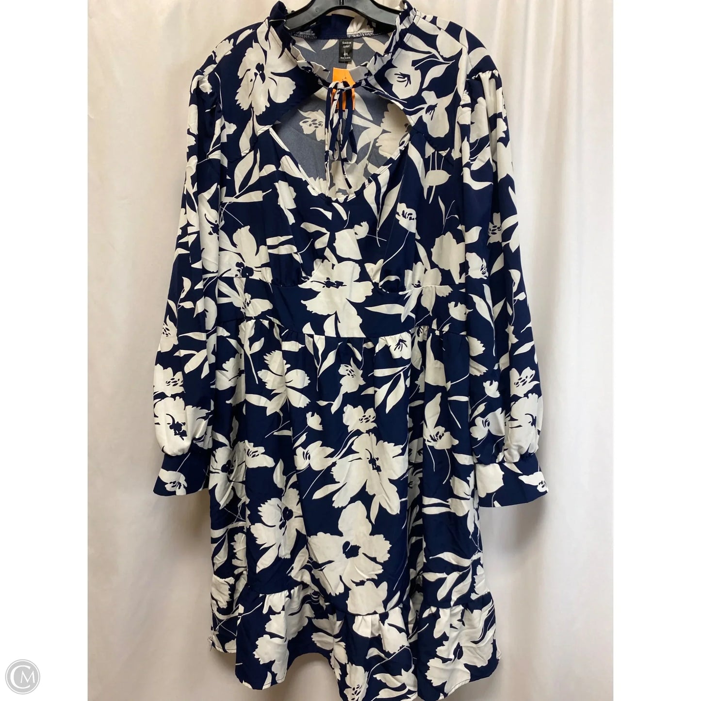 Dress Casual Midi By Shein In Blue, Size: 4x