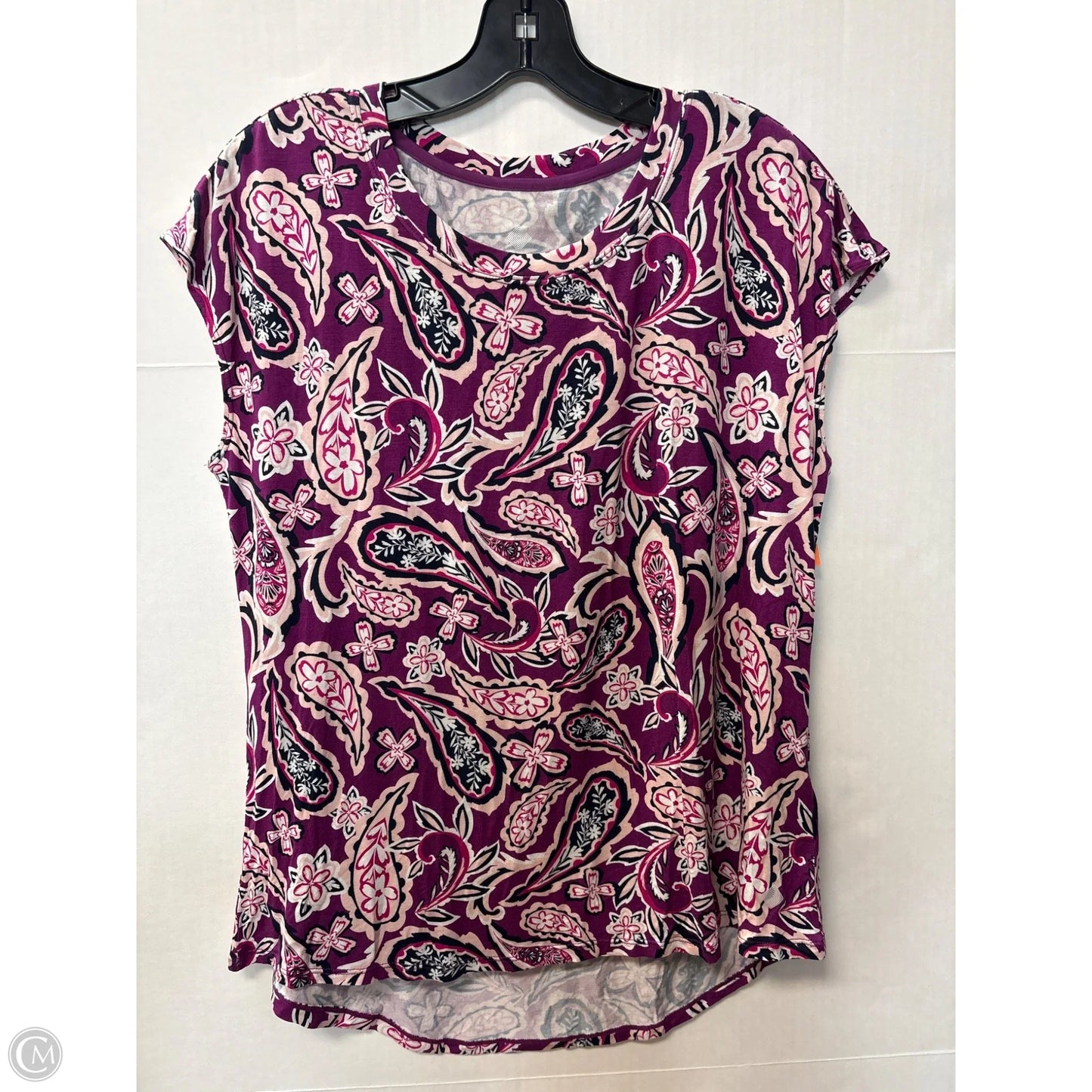 Top Short Sleeve By Lularoe In Purple, Size: S