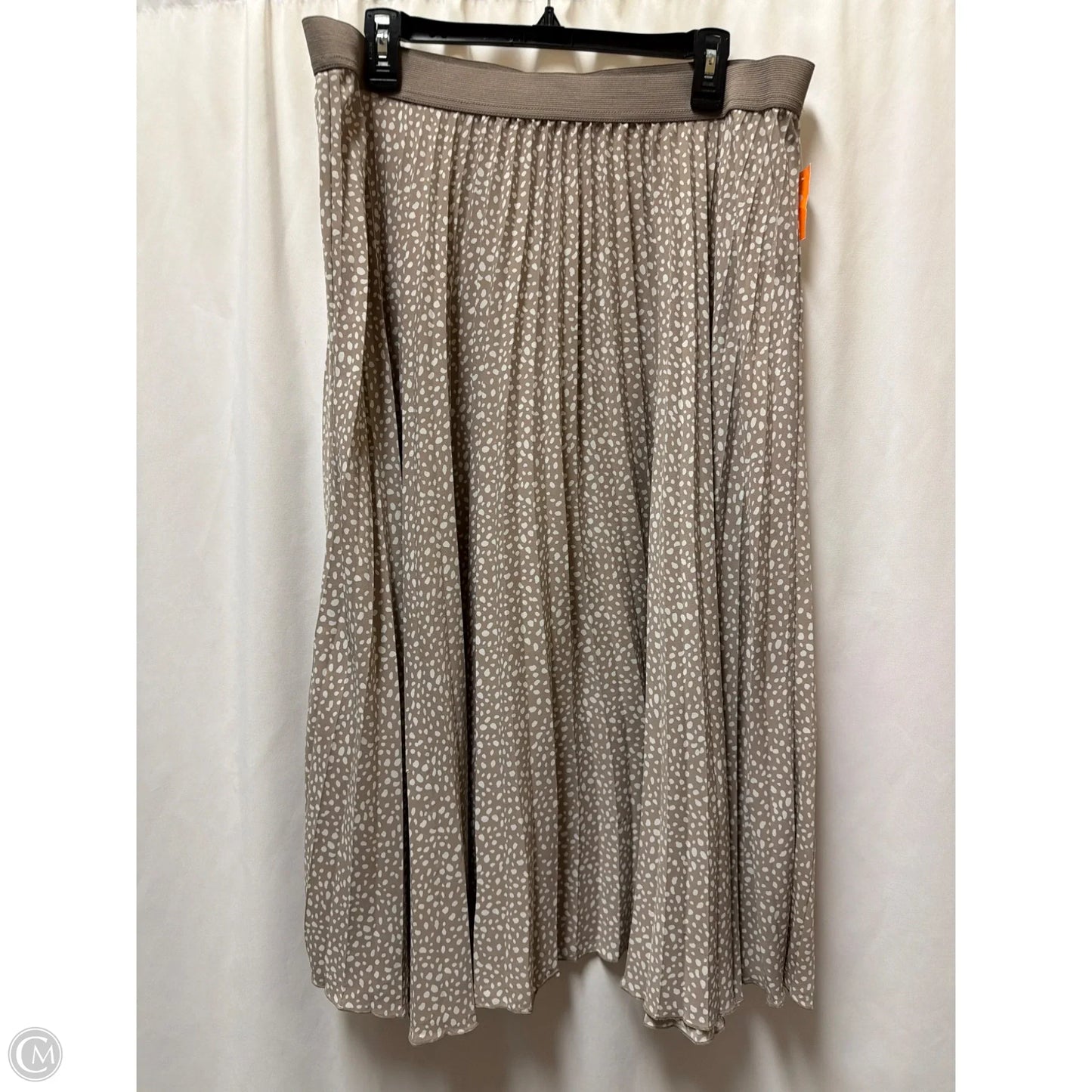 Skirt Maxi By Vince Camuto In Brown, Size: Xxl