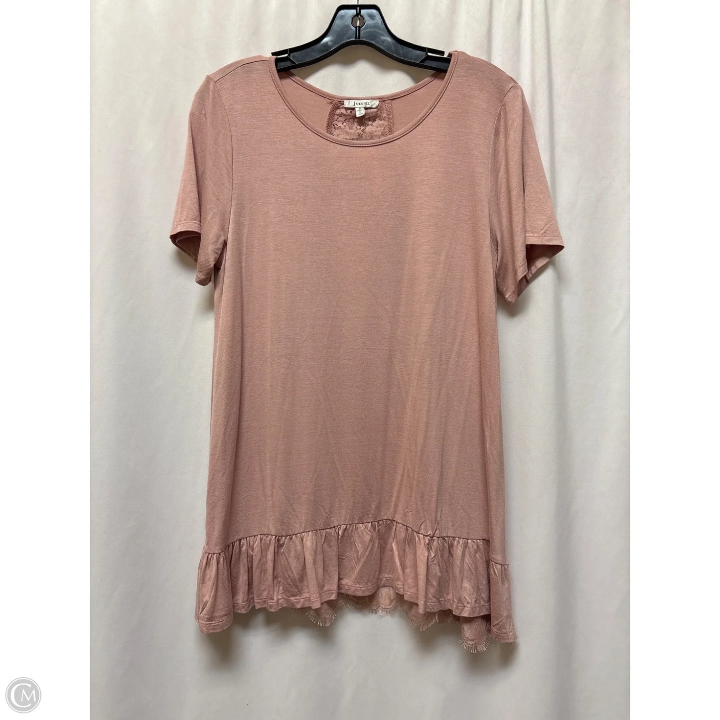 Top Short Sleeve By Jodifl In Pink, Size: S