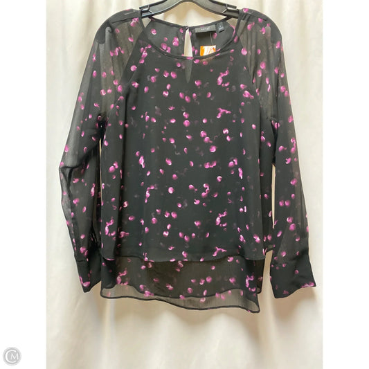 Top Long Sleeve By Apt 9 In Blue, Size: M