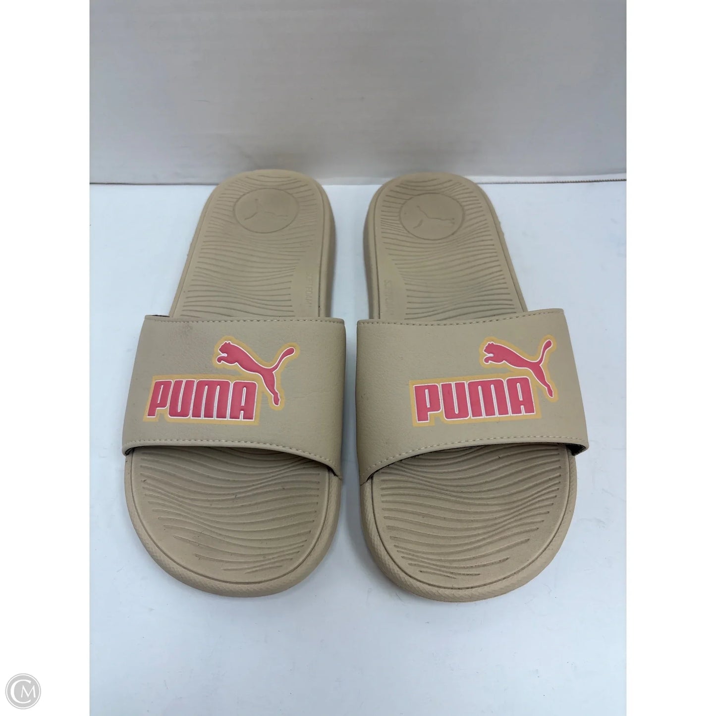 Sandals Flats By Puma In Beige, Size: 10