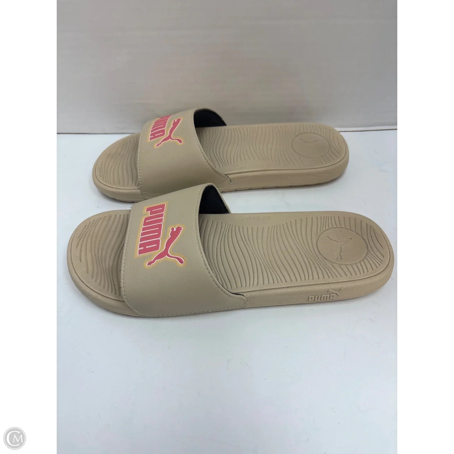 Sandals Flats By Puma In Beige, Size: 10