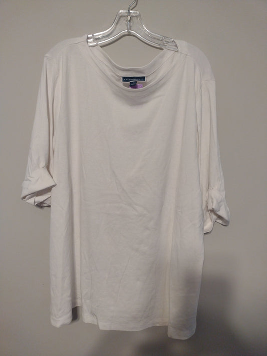 Top Short Sleeve By Karen Scott  Size: 3x