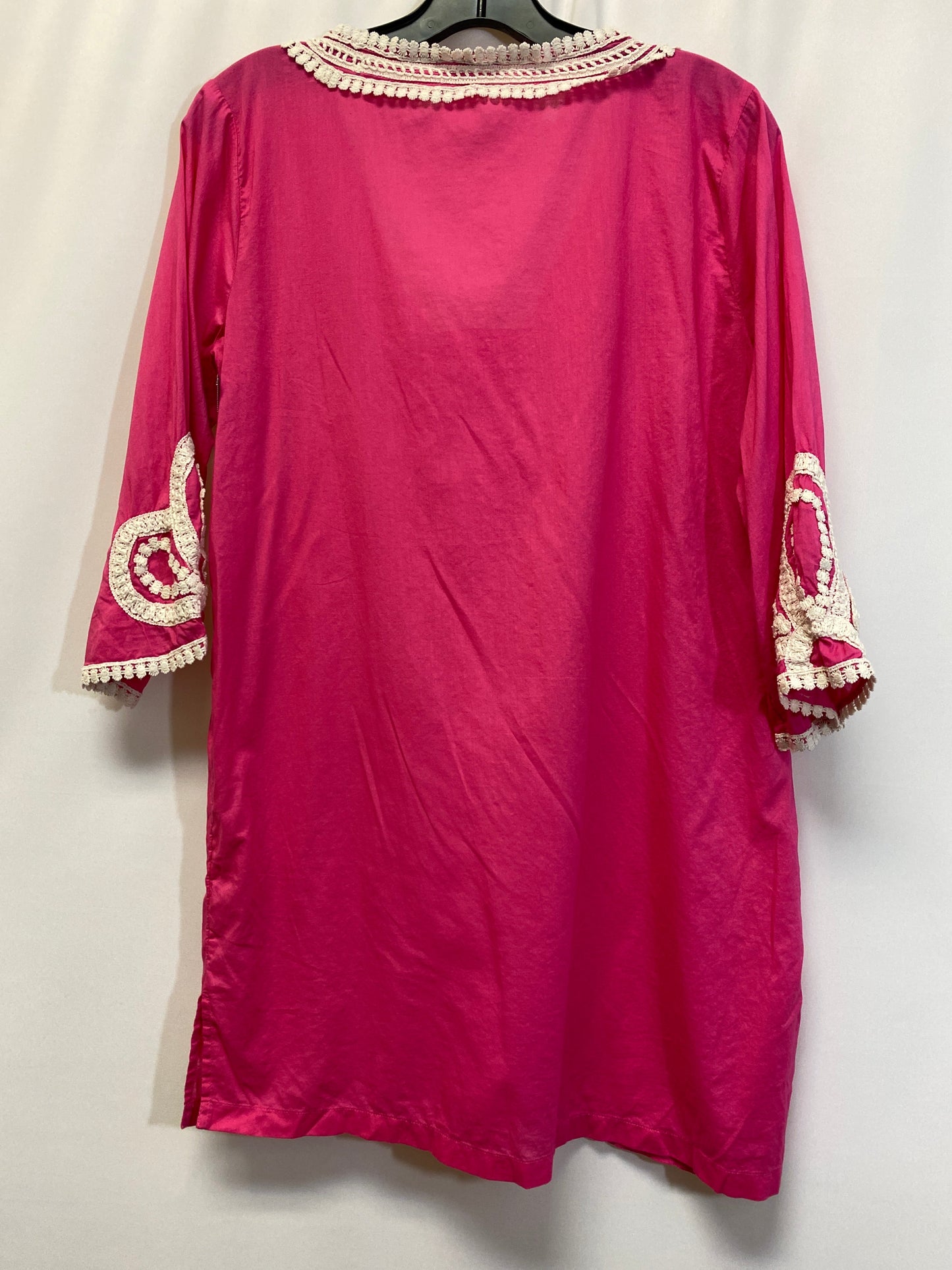 Pink Tunic 3/4 Sleeve J. Crew, Size S