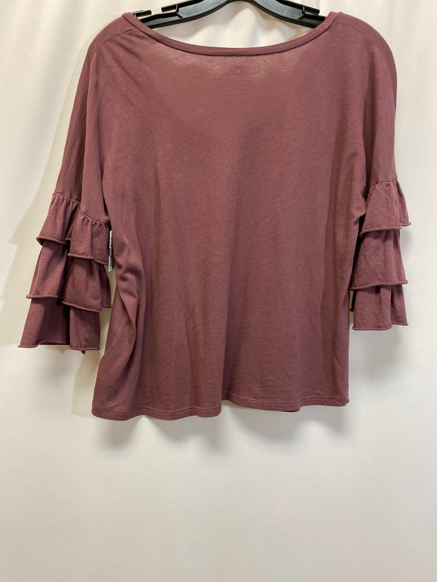 Mauve Top 3/4 Sleeve American Eagle, Size S