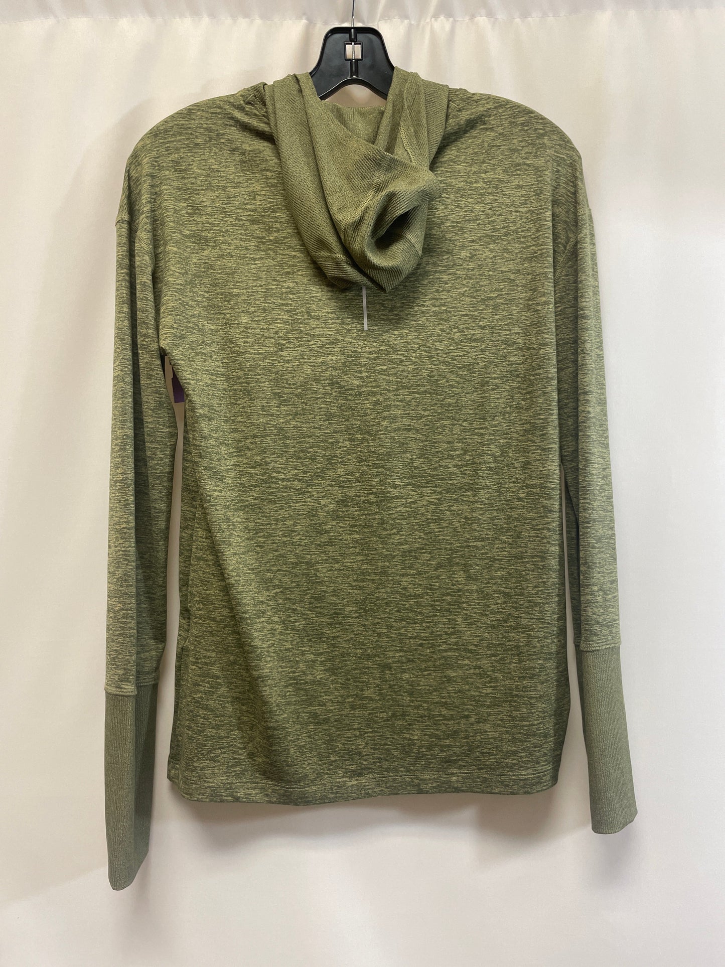 Green Athletic Sweatshirt Collar Nike, Size S