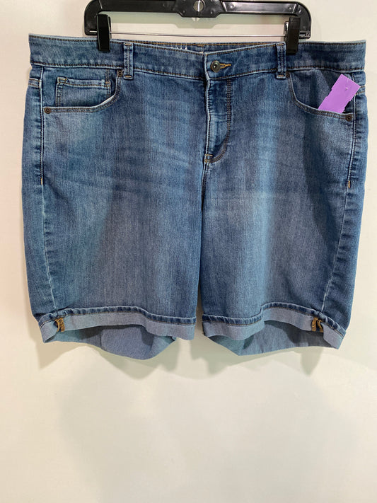 Blue Denim Shorts Sonoma, Size 18