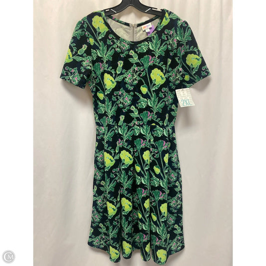 Dress Casual Midi By Lularoe In Green, Size: 2x