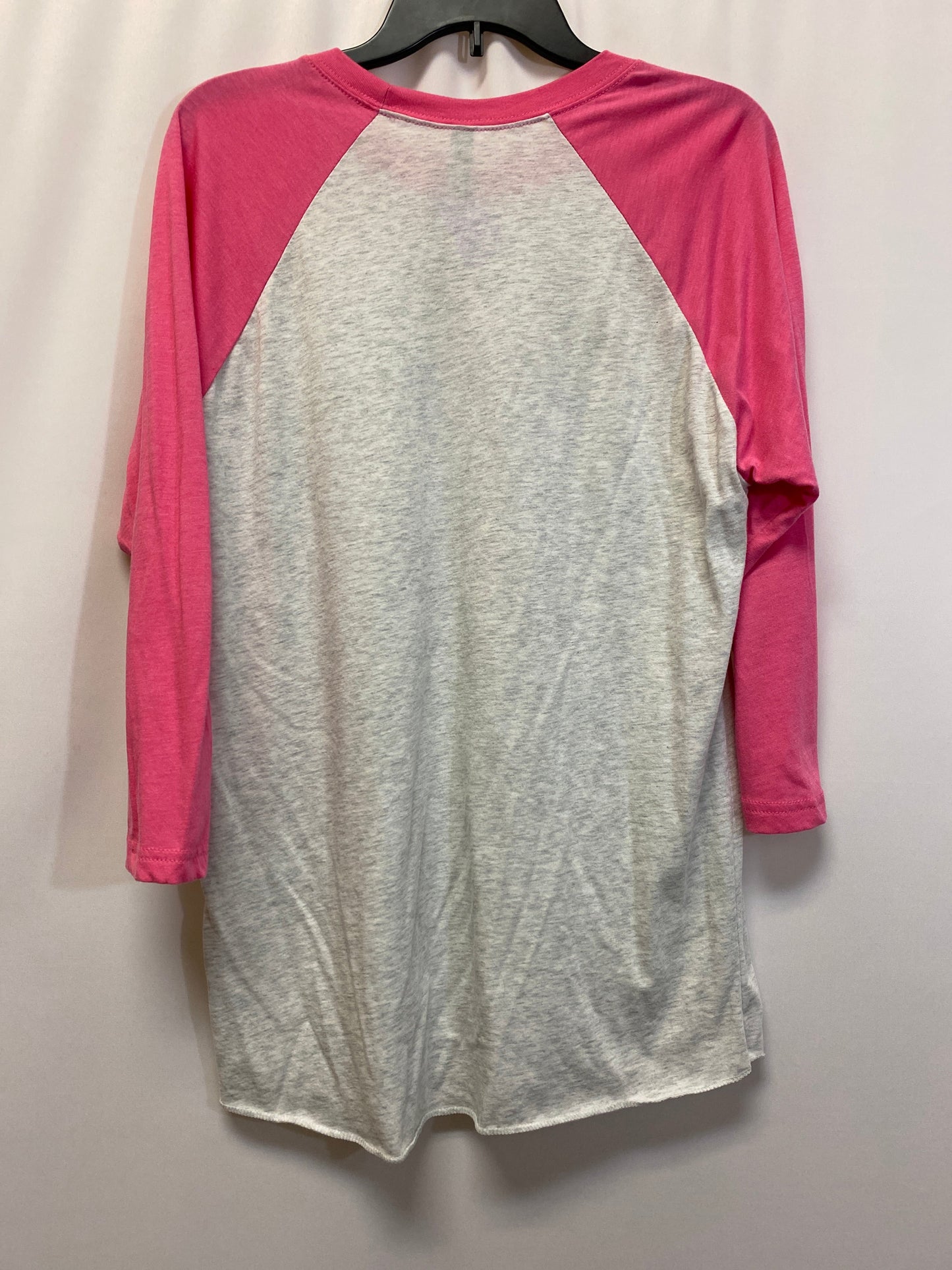 Pink Top Long Sleeve Next Level, Size L