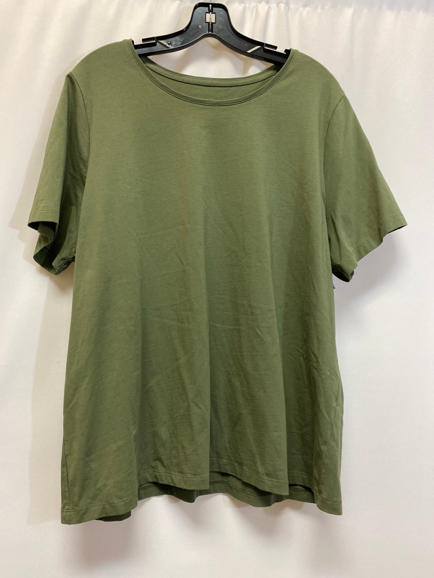 Green Top Short Sleeve Cj Banks, Size 2x