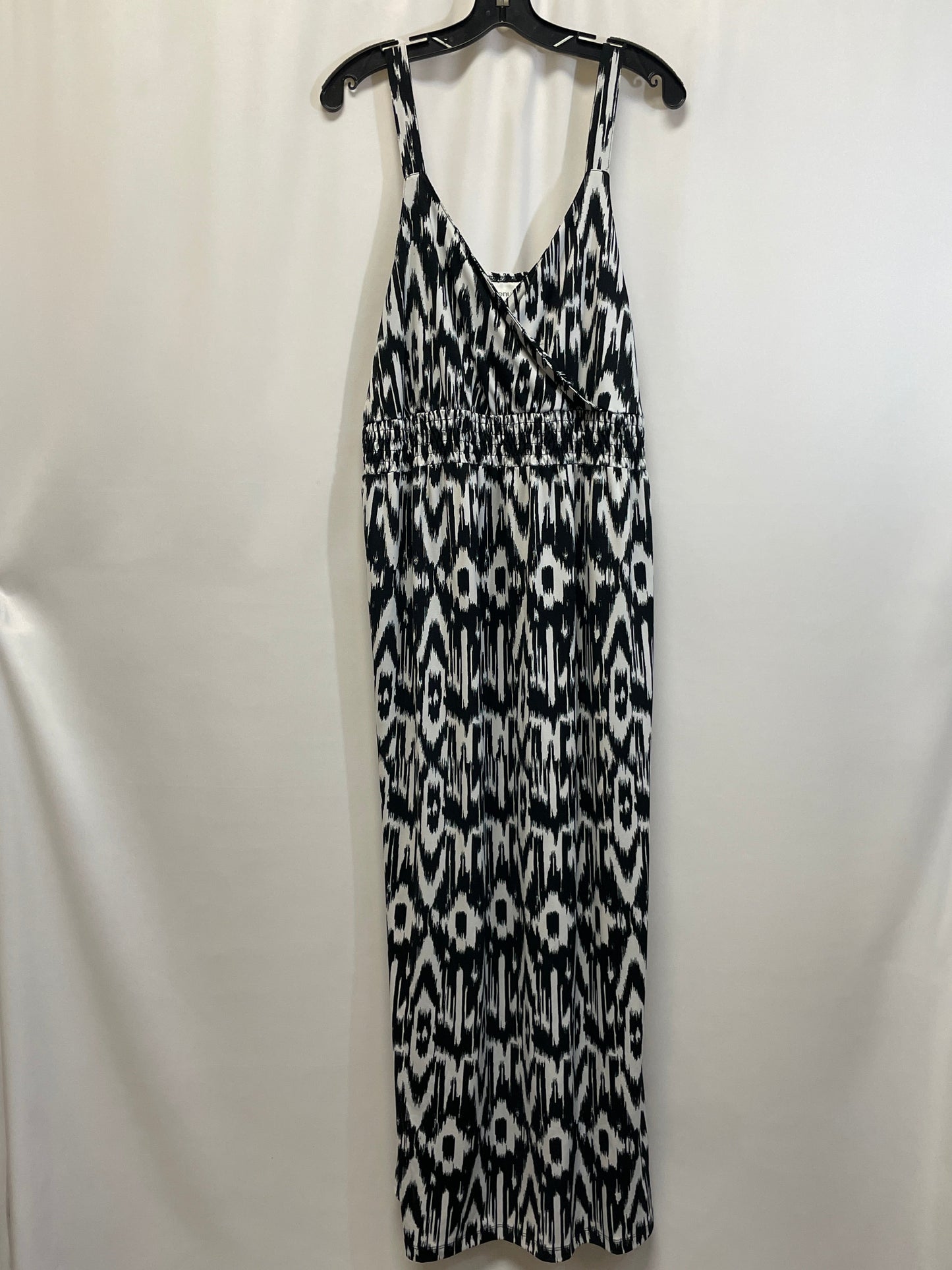 Black & White Dress Casual Maxi Avenue, Size Xl