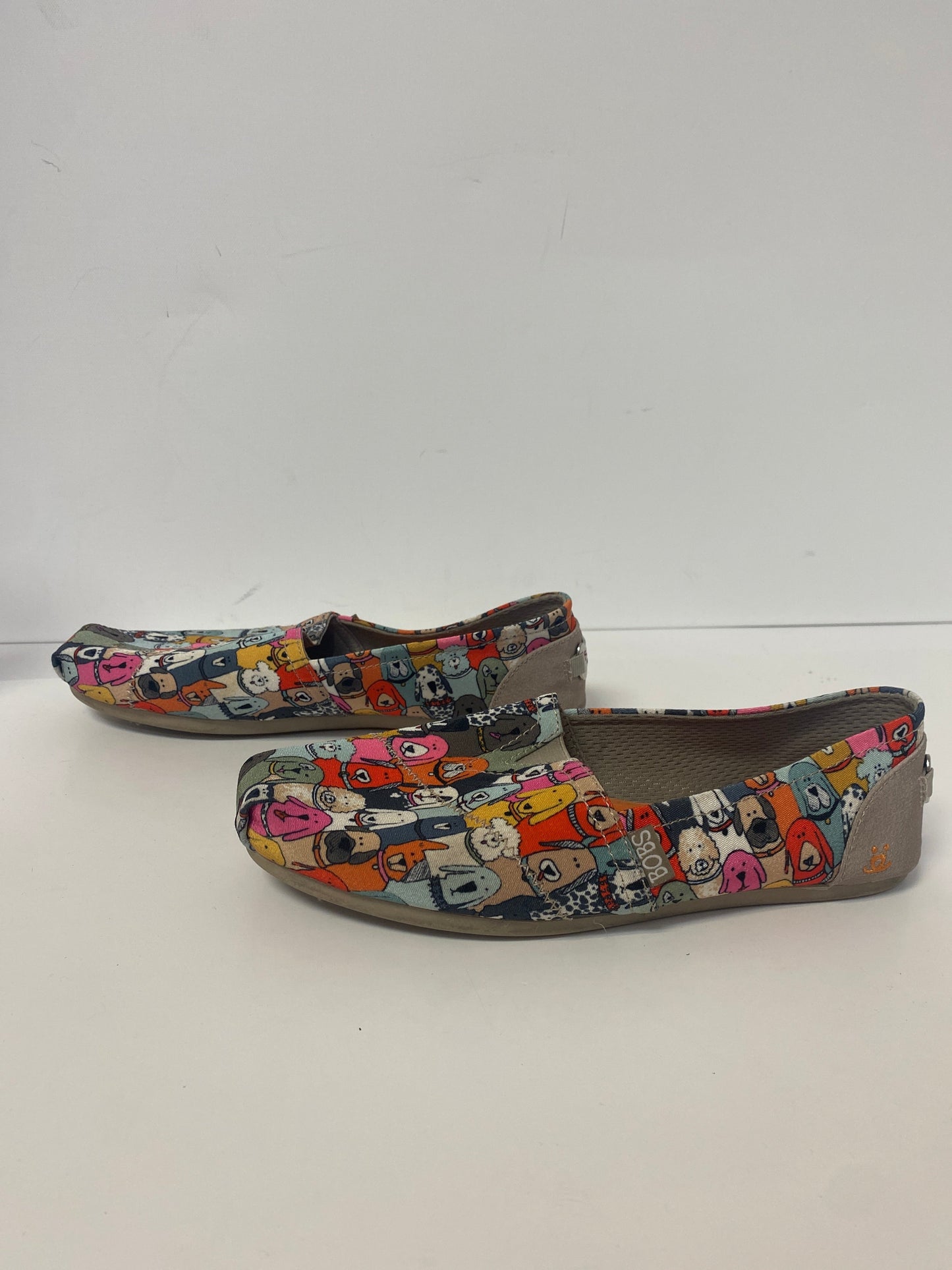 Multi-colored Shoes Flats Bobs, Size 9