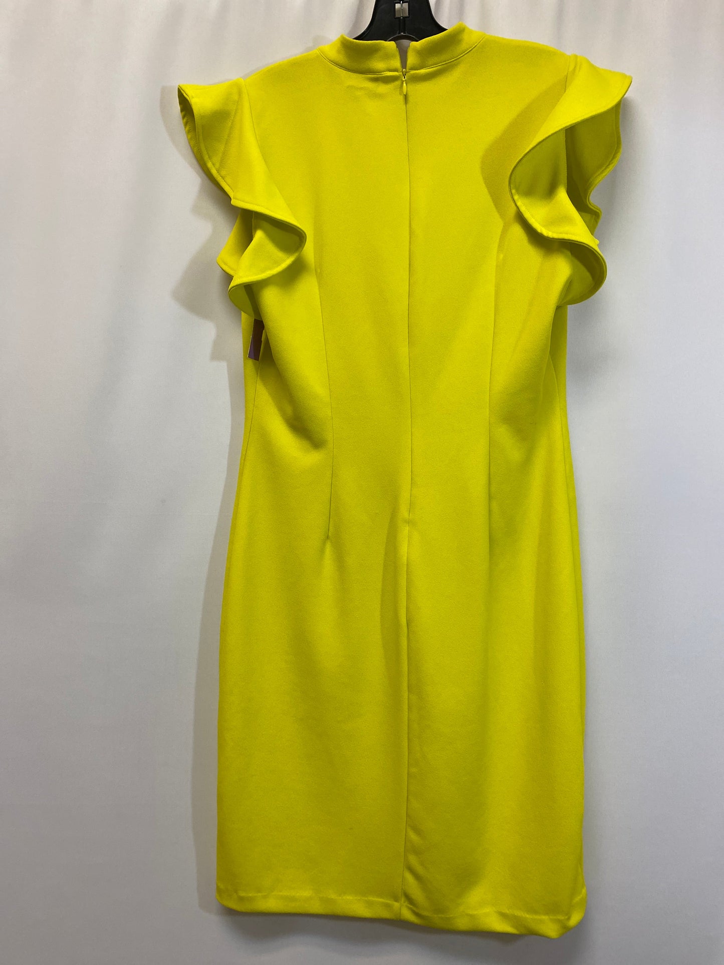 Yellow Dress Casual Midi New York And Co, Size L