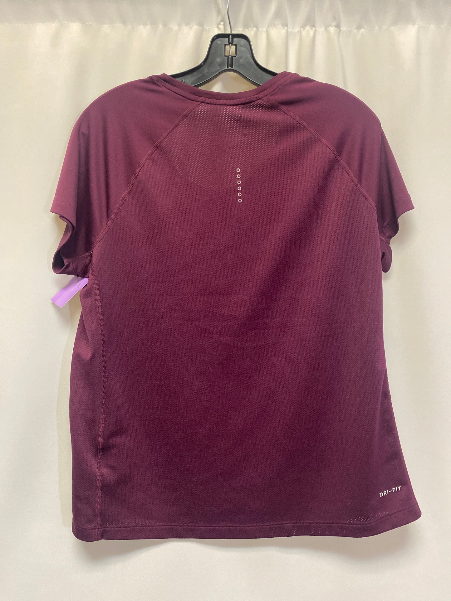 Purple Athletic Top Short Sleeve Nike, Size Xl