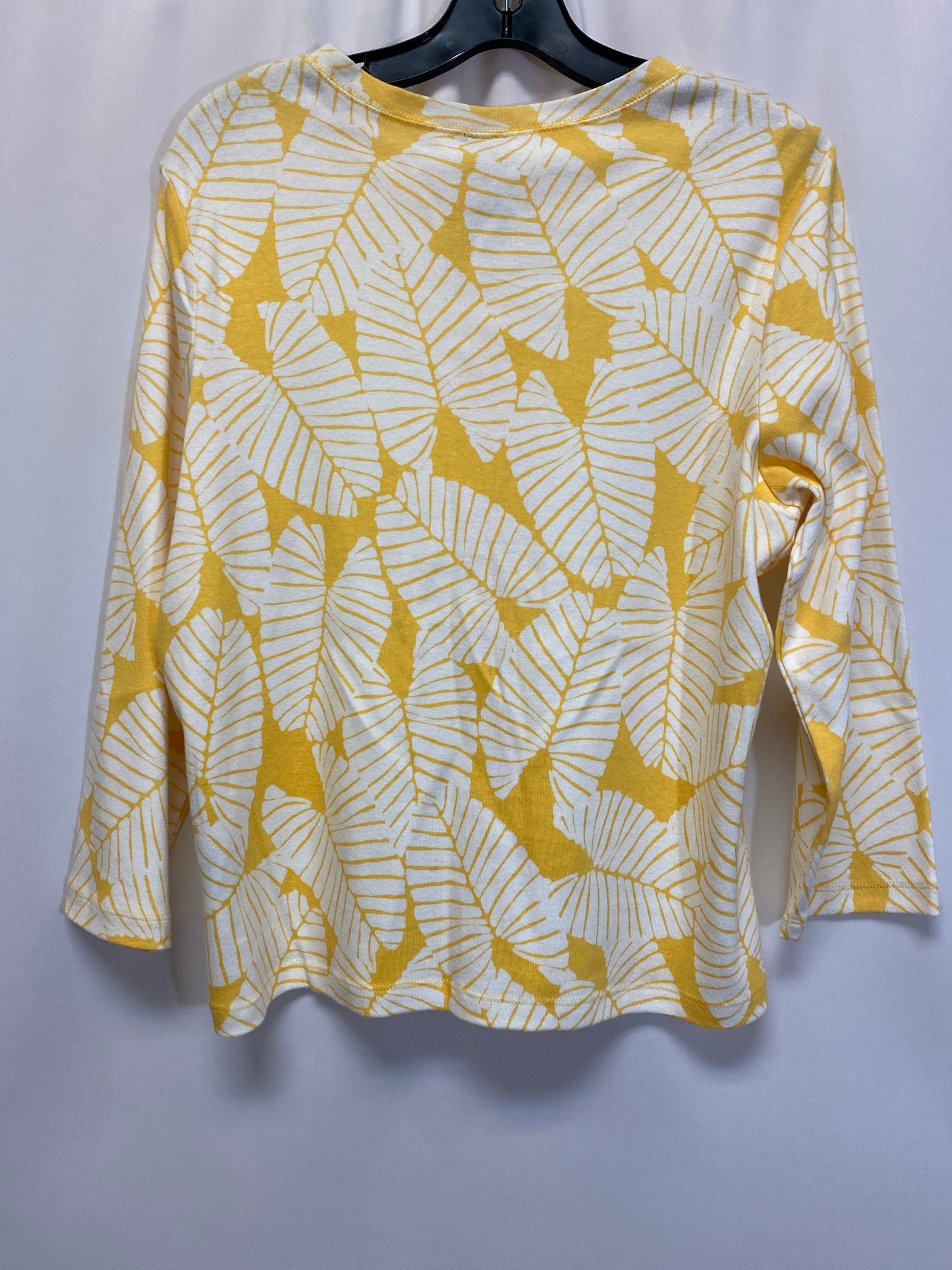 Yellow Cardigan Rafaella, Size Xl