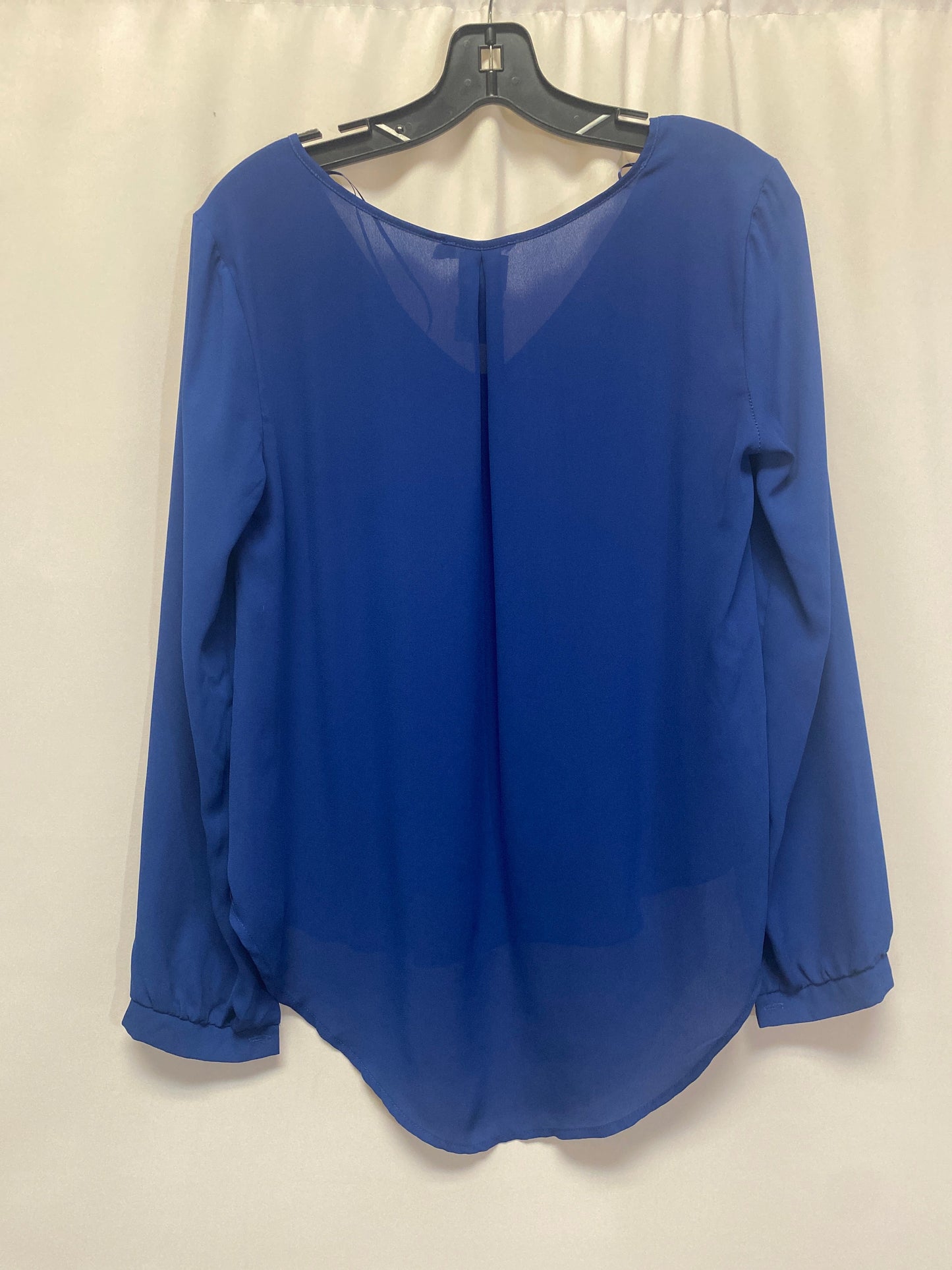 Blue Top Long Sleeve Lush, Size S