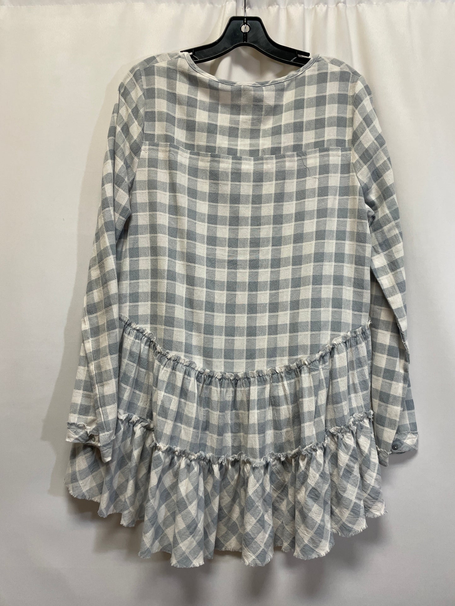 Blue & White Tunic Long Sleeve Oddi, Size S