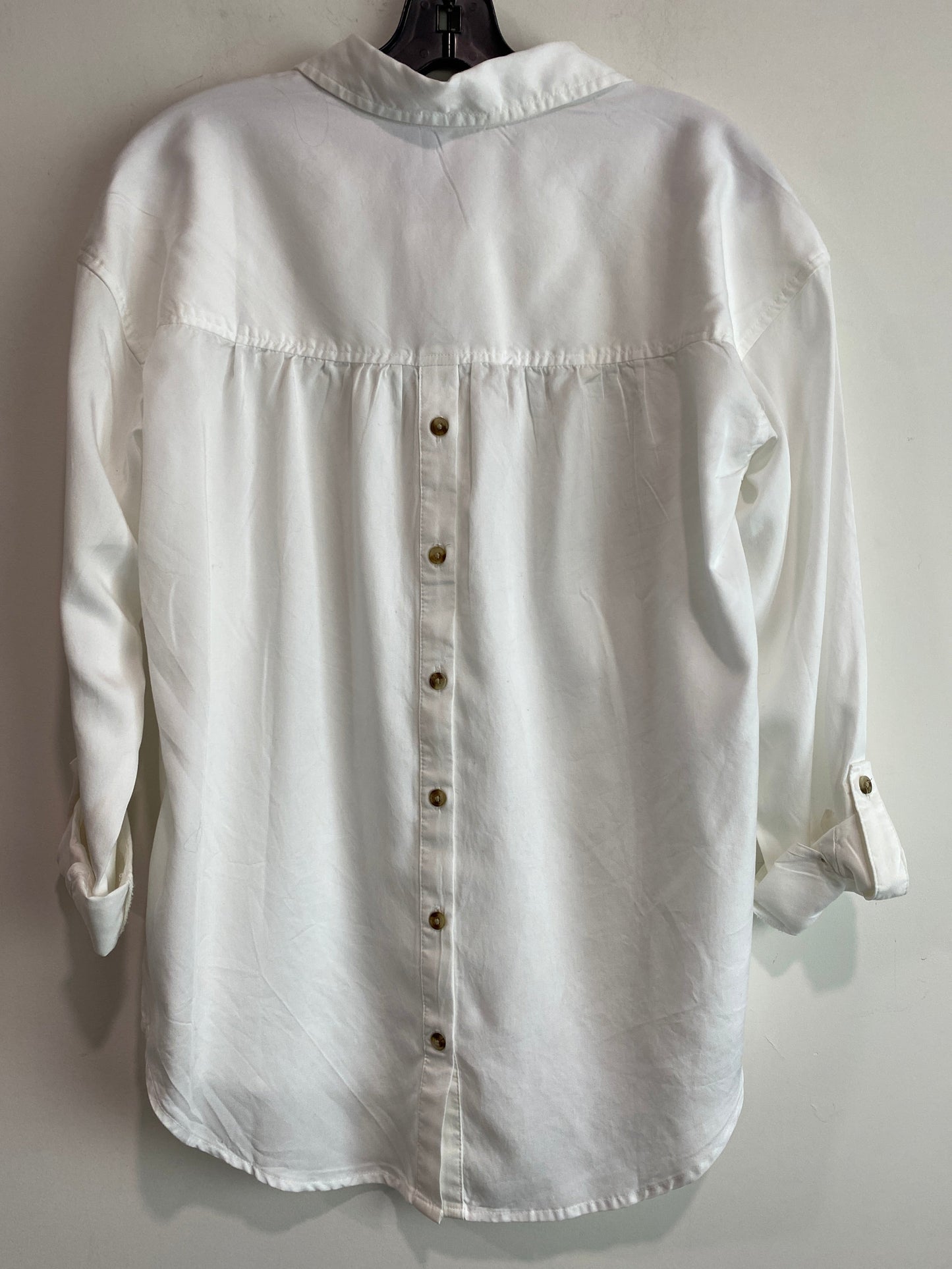 White Top Long Sleeve New Directions, Size M