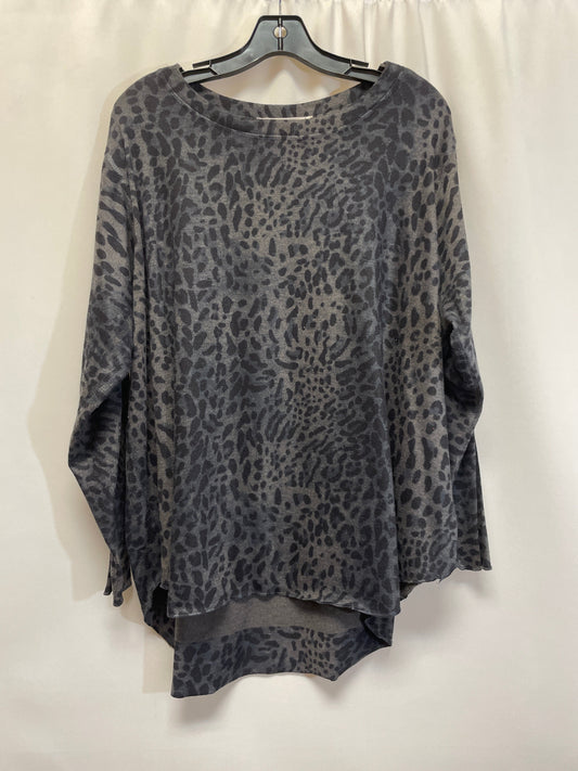 Grey Top Long Sleeve Workshop, Size 2x