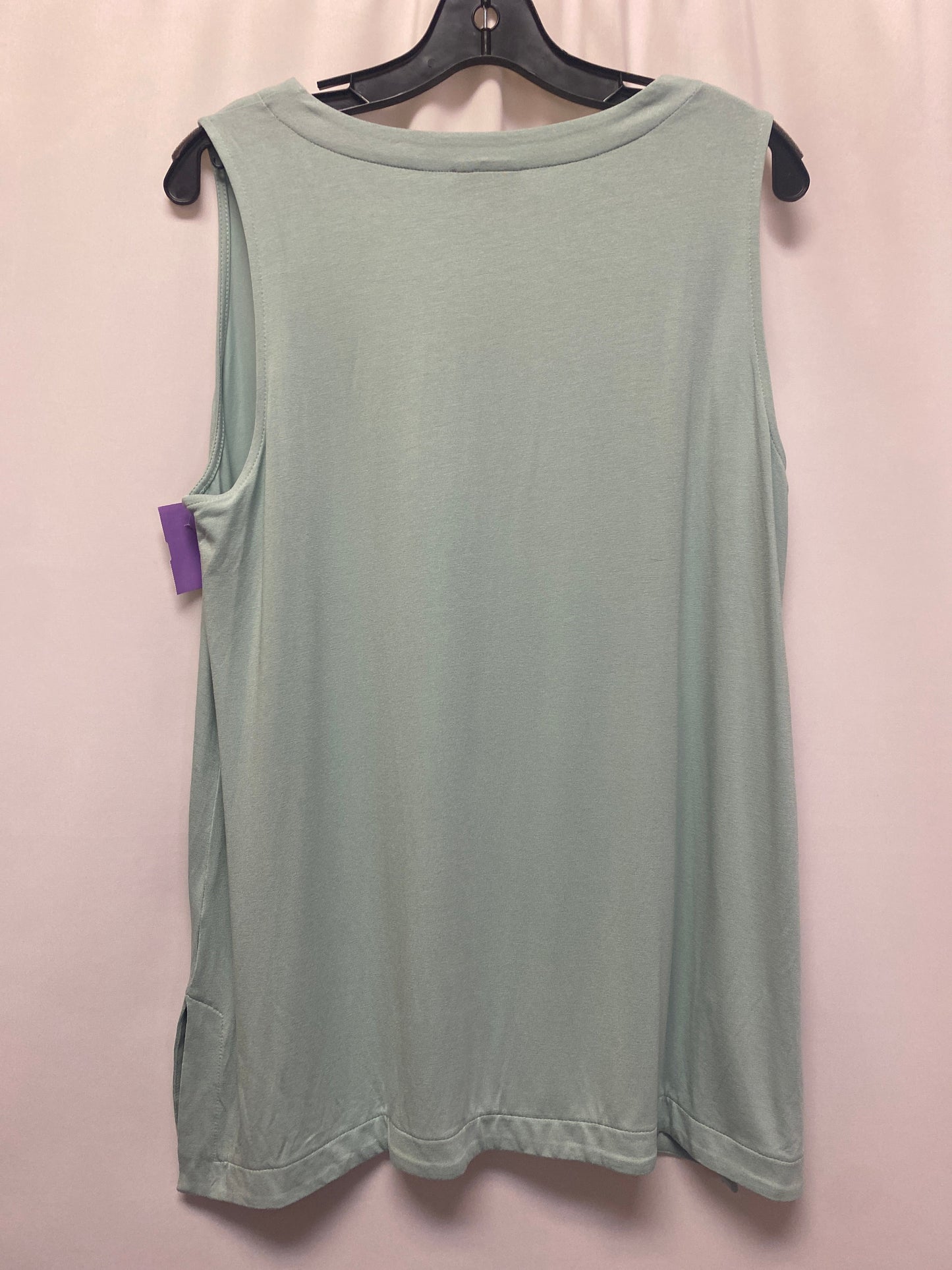 Green Top Sleeveless J. Jill, Size L