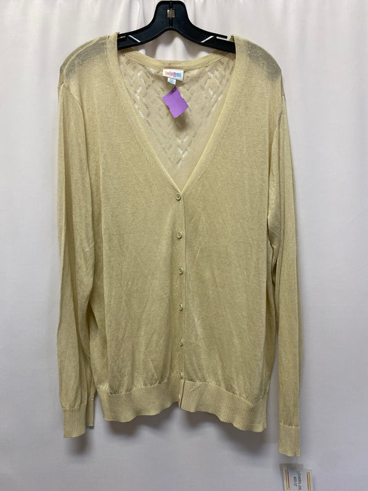 Cream Cardigan Lularoe, Size 2x